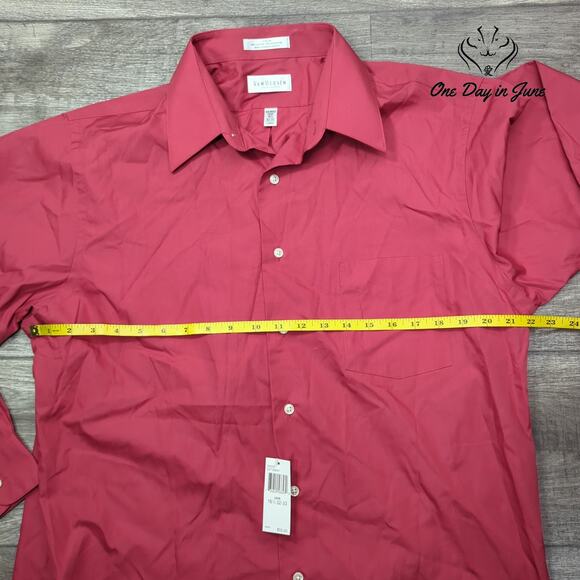 Van Heusen Long Sleeve Button Down Shirt Size 16.5 (32/33) - Picture 3 of 5